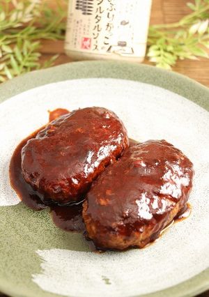 いぶりがっこのタルタルソースでハンバーグ-レシピのメイン写真
