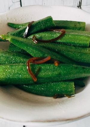 オクラの塩昆布和え-レシピのメイン写真