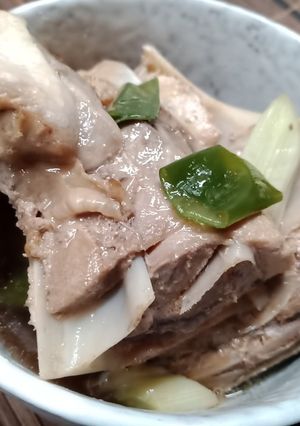でっかい　マグロのカマ煮-レシピのメイン写真