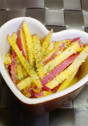 さつまいもの塩チーズきんぴら-レシピのメイン写真