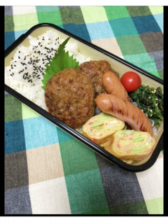 男子高校生弁当★78 ハンバーグ弁当-レシピのメイン写真