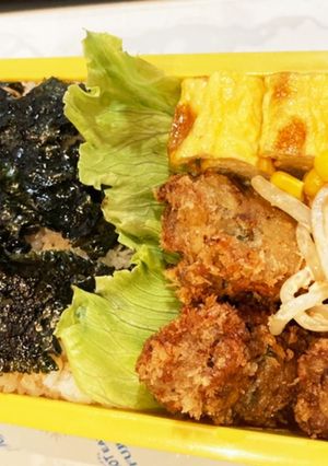 2020/10/08旦那お弁当-レシピのメイン写真