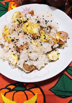 栗ご飯-レシピのメイン写真