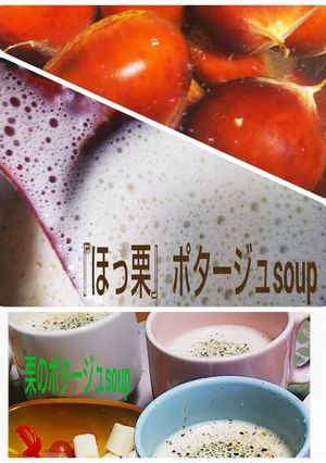 ホットHot【ほっ栗のポタージュ(笑)】-レシピのメイン写真