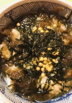 朝のお茶漬け●とろろ昆布・刻み海苔プラス-レシピのメイン写真