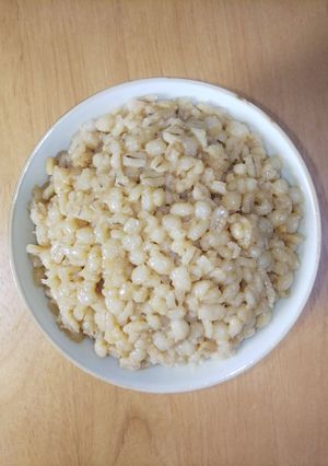 100%押し麦の魚醤味噌麦飯-レシピのメイン写真
