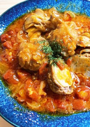 里芋ロールのトマトソース煮☆-レシピのメイン写真