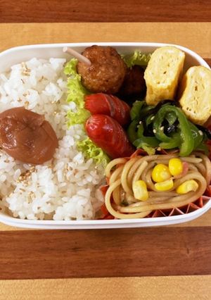 自分弁当～10月8日～-レシピのメイン写真