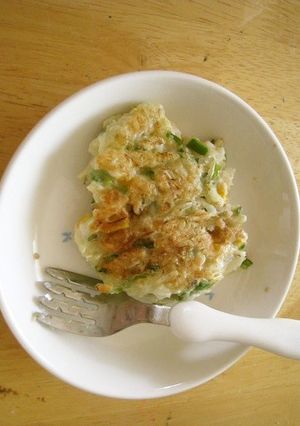 完了期からのおやつ　お好み焼き風-レシピのメイン写真