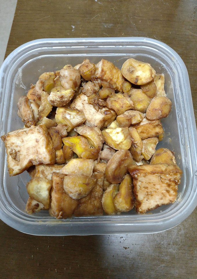 栗のおかず。栗と鶏肉の照り煮-レシピのメイン写真