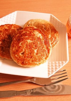 オートミールパンケーキ-レシピのメイン写真