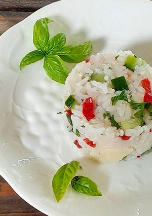 プリンセスかおりでイタリアのライスサラダ-レシピのメイン写真