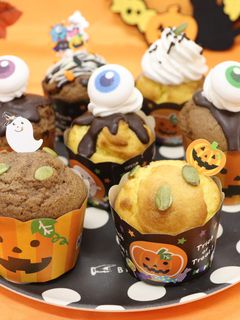 ハロウィンマフィン-レシピのメイン写真