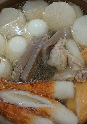 鶏肉と玉子入り味噌おでん-レシピのメイン写真