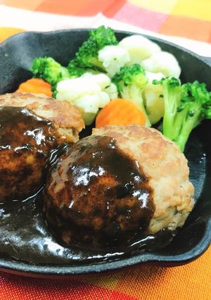 わさび香る、海苔佃煮で作るデミ風ソース-レシピのメイン写真