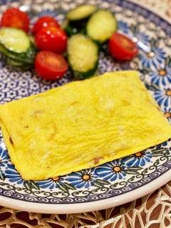 朝食にパパッと♪超簡単オムレツ-レシピのメイン写真
