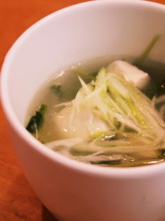 レモン香るさっぱり中華スープ-レシピのメイン写真