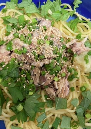サバ缶でパスタ-レシピのメイン写真