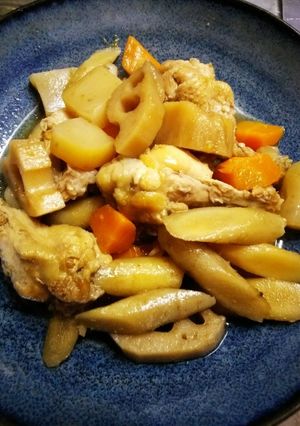 味染みホロホロ♡手羽元の筑前煮-レシピのメイン写真