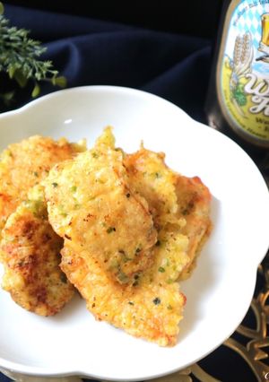 鶏胸肉で☆ボリューム青海苔とり天-レシピのメイン写真