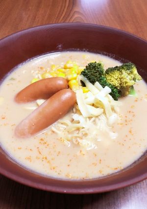 豆乳チーズの濃厚みそラーメン-レシピのメイン写真
