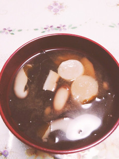 私の旨うまみそ汁(冷凍椎茸)-レシピのメイン写真