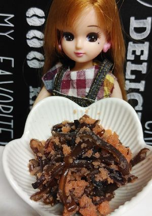 リカちゃん♡きくらげのたらこ和えꕤ*｡ﾟ-レシピのメイン写真