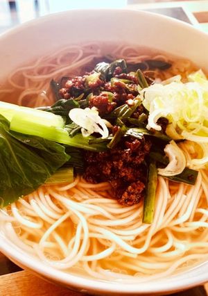 簡単!肉味噌にゅうめん-レシピのメイン写真