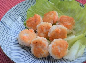 簡単♪はんぺんで海老しんじょう焼き-レシピのメイン写真