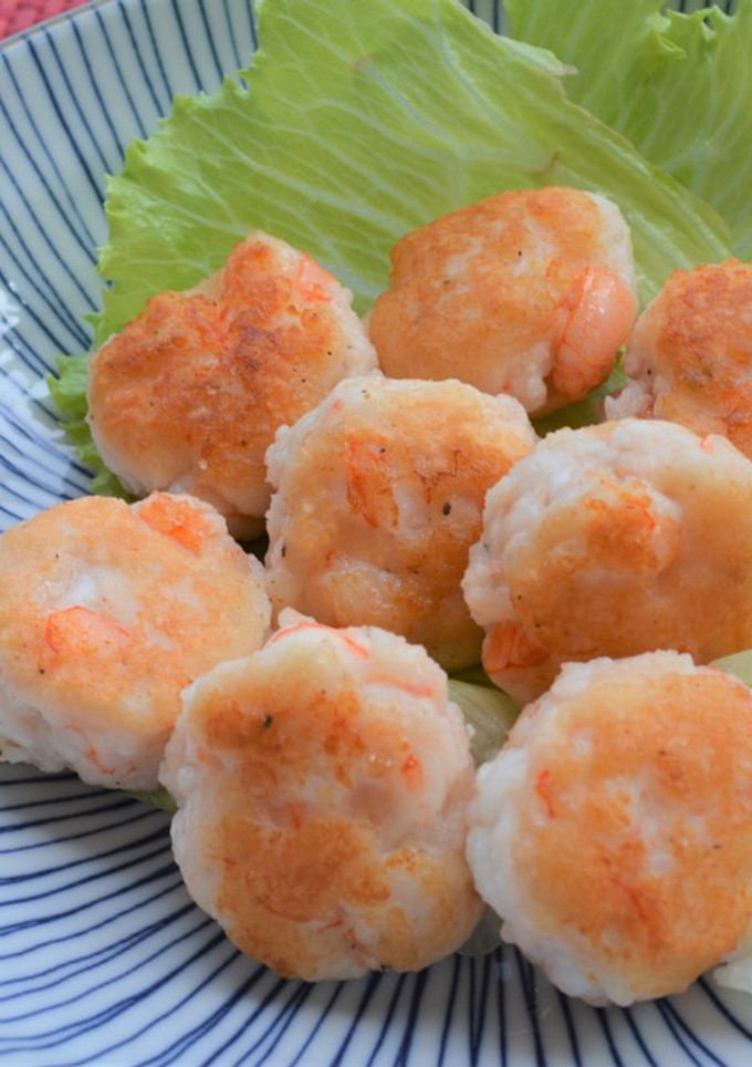 簡単♪はんぺんで海老しんじょう焼き-レシピのメイン写真