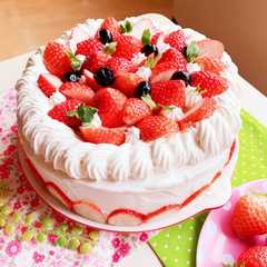 รูปของ いちごの birthdayケーキ♡
