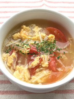 トマたまスープ-レシピのメイン写真
