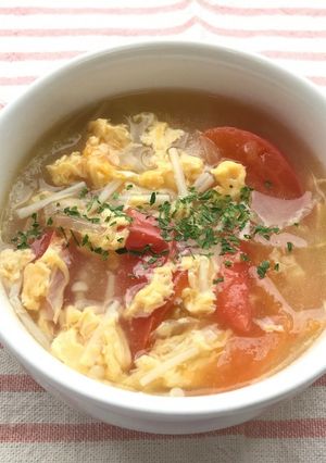 トマたまスープ-レシピのメイン写真