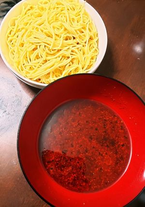 辛！旨！つけ麺のつけ汁♪-レシピのメイン写真