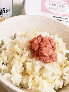 たらこバターご飯-レシピのメイン写真