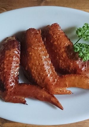ビールのためのスキレット薫製(手羽先編)-レシピのメイン写真
