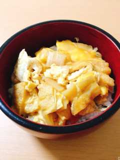 節約 油揚げで親子丼風レシピ-レシピのメイン写真