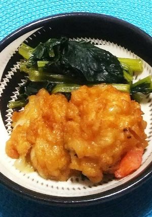 海老団子と小松菜の煮物-レシピのメイン写真