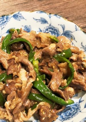 牛肉とピーマンのオイスターソース炒め-レシピのメイン写真