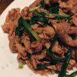 牛肉とニラの中華炒め