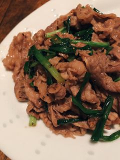 牛肉とニラの中華炒め-レシピのメイン写真