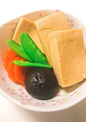 高野豆腐の煮物-レシピのメイン写真