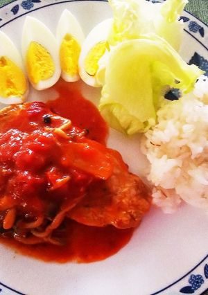 豚ロースの野菜トマトソース-レシピのメイン写真