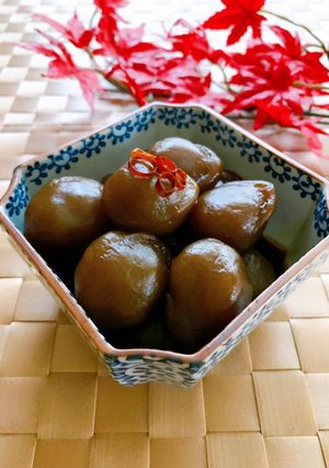 我が家の簡単★玉こんにゃく煮-レシピのメイン写真
