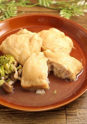 おでん！鶏レンコンもちもち巾着-レシピのメイン写真
