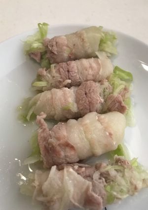 味付けは白だしだけ!キャベツの豚バラ巻き-レシピのメイン写真