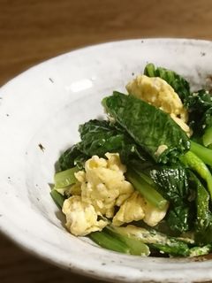 ふわふわたまご◎小松菜のたまご炒め◎-レシピのメイン写真