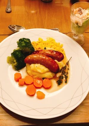 イギリスパブで人気のソーセージ&マッシュ-レシピのメイン写真
