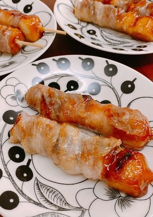 簡単♡シソ入り肉巻きみたらし焼き♡-レシピのメイン写真