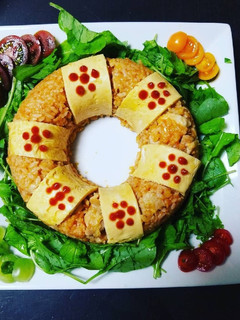 簡単!映える!ケーキオムライス-レシピのメイン写真